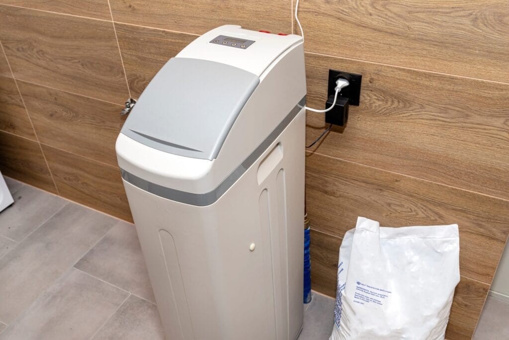 Toilet installed in a compact bathroom